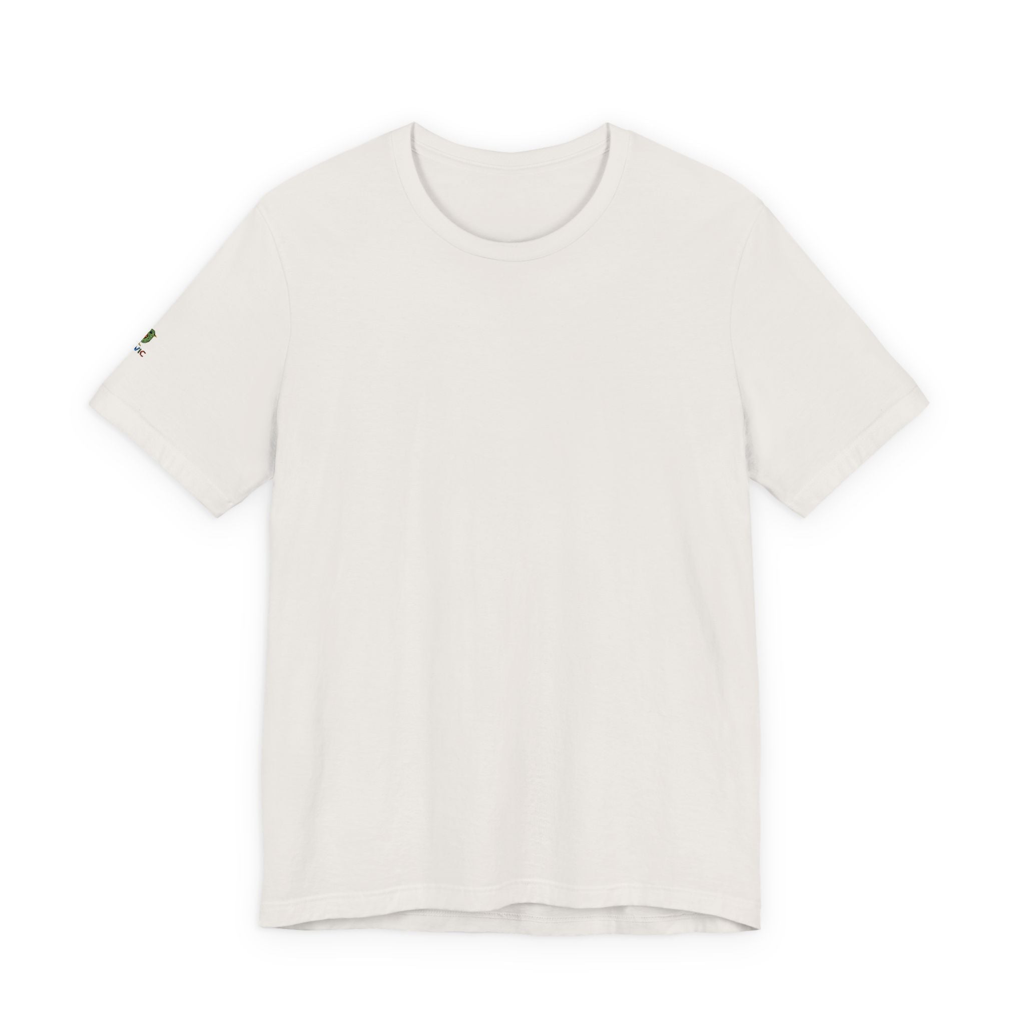 Classic White Jersey Tee - Plain Short Sleeve T-Shirt