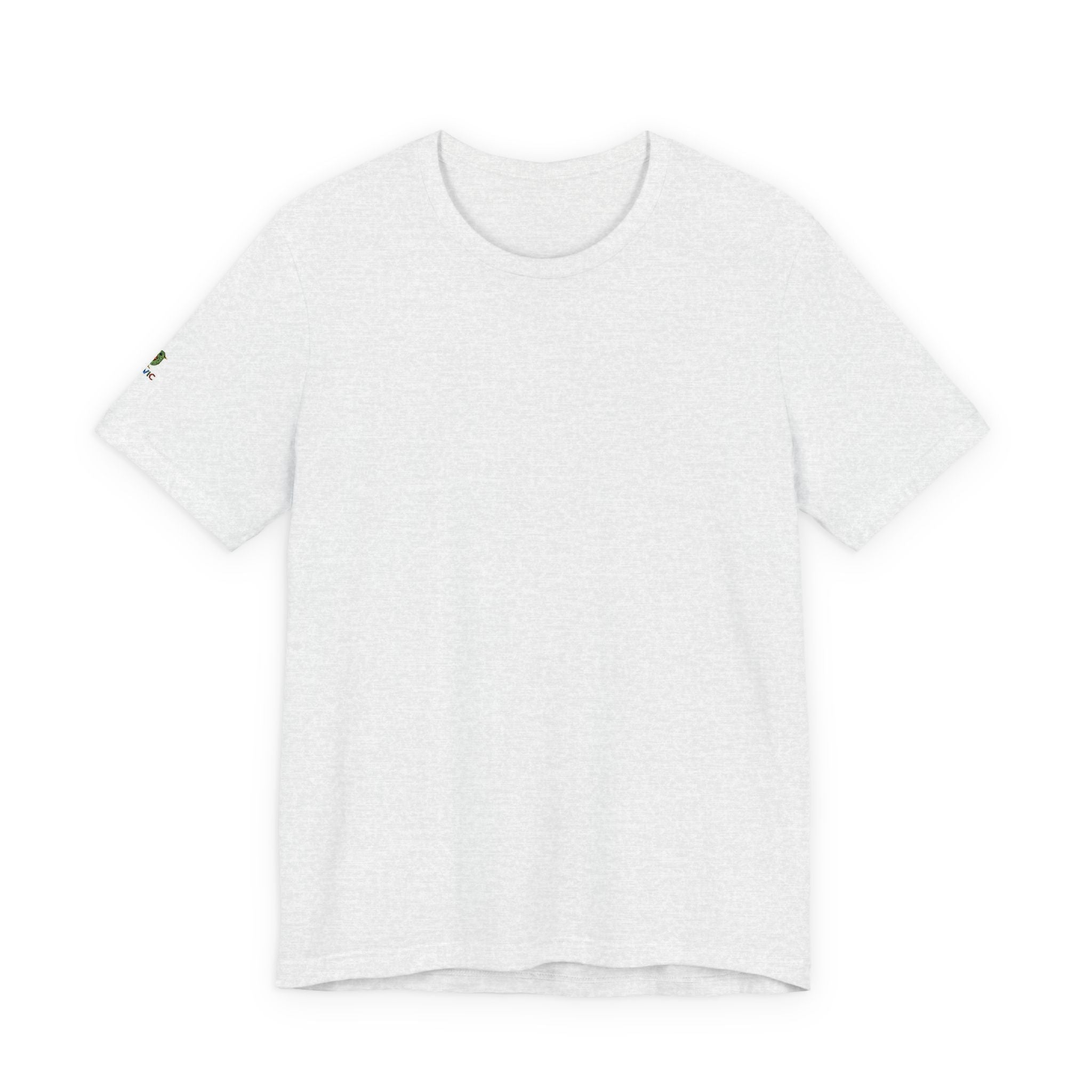 Classic White Jersey Tee - Plain Short Sleeve T-Shirt