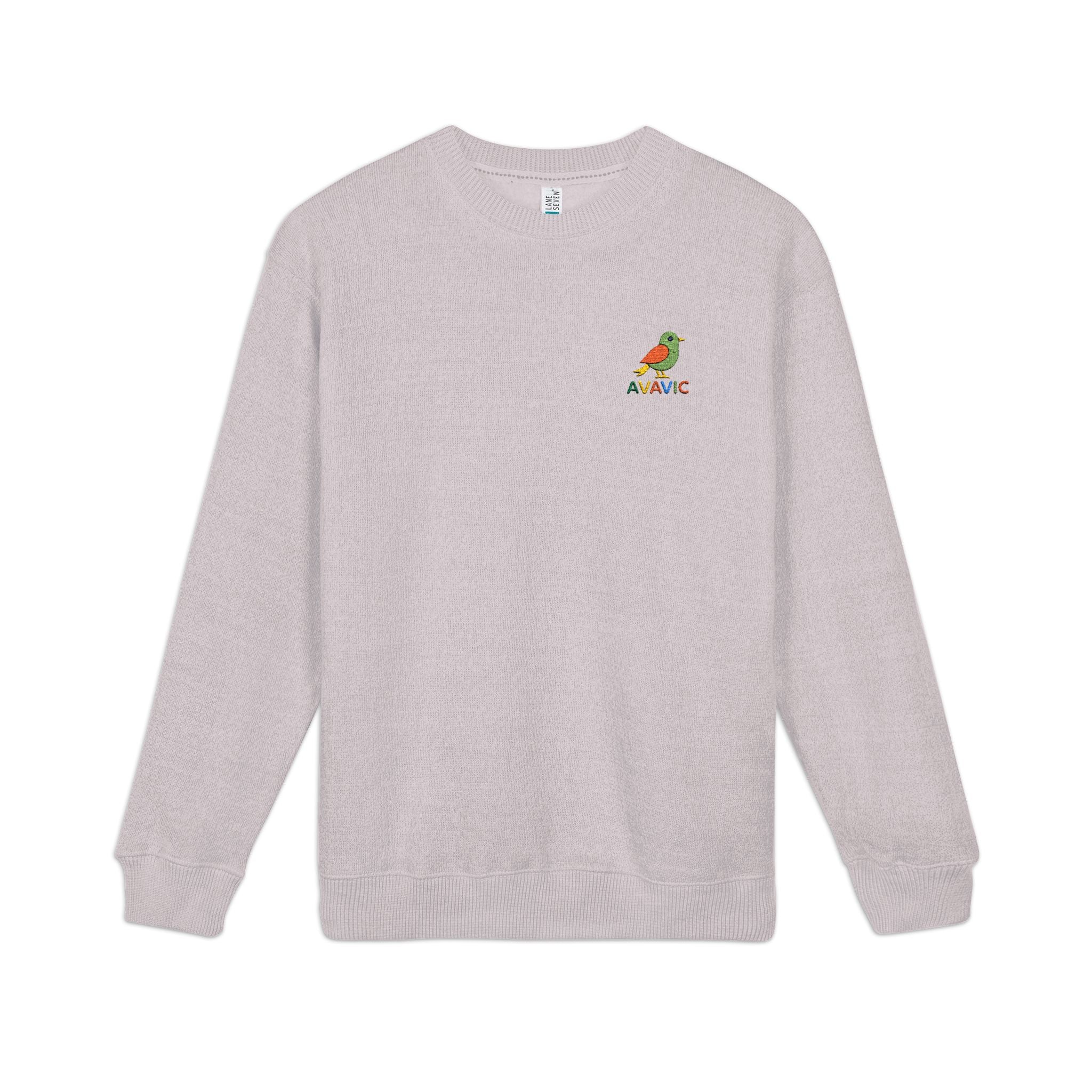 Embroidered Nautical Parrot Crewneck Sweatshirt
