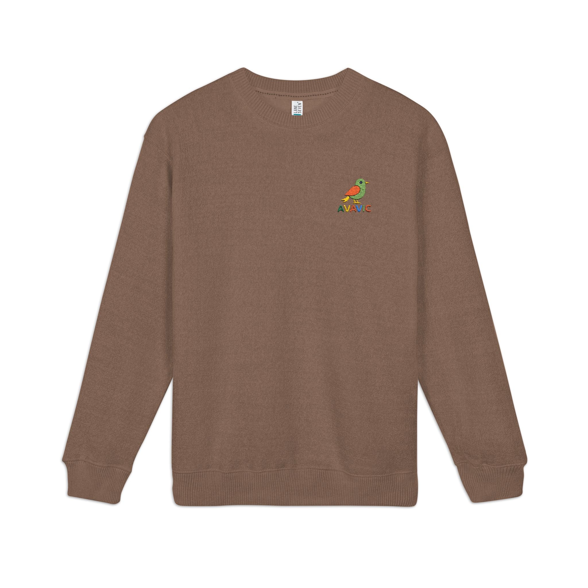 Embroidered Nautical Parrot Crewneck Sweatshirt