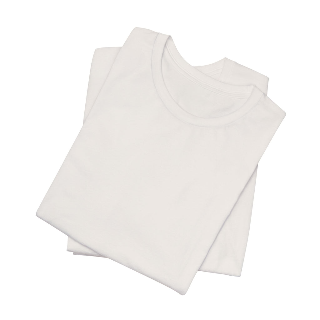 Classic White Jersey Tee - Plain Short Sleeve T-Shirt