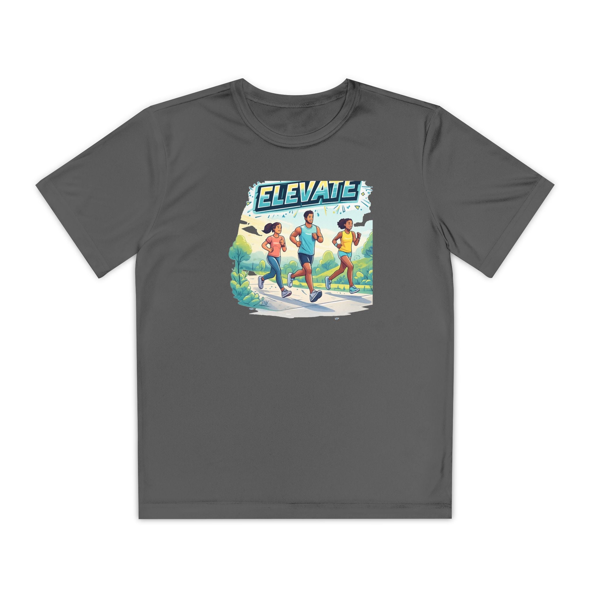 Elevate Youth Running Tee — Kids Track & Cross Country Shirt