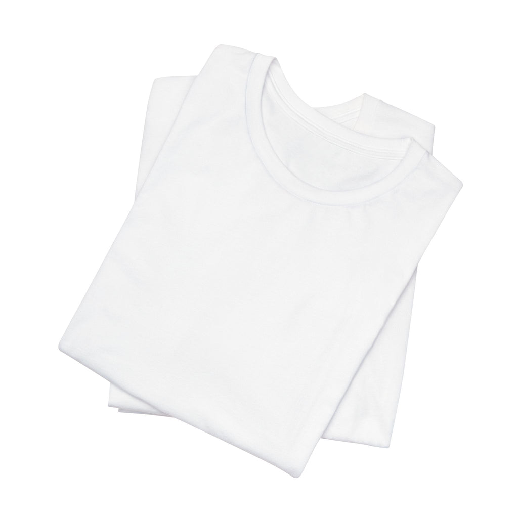 Classic White Jersey Tee - Plain Short Sleeve T-Shirt