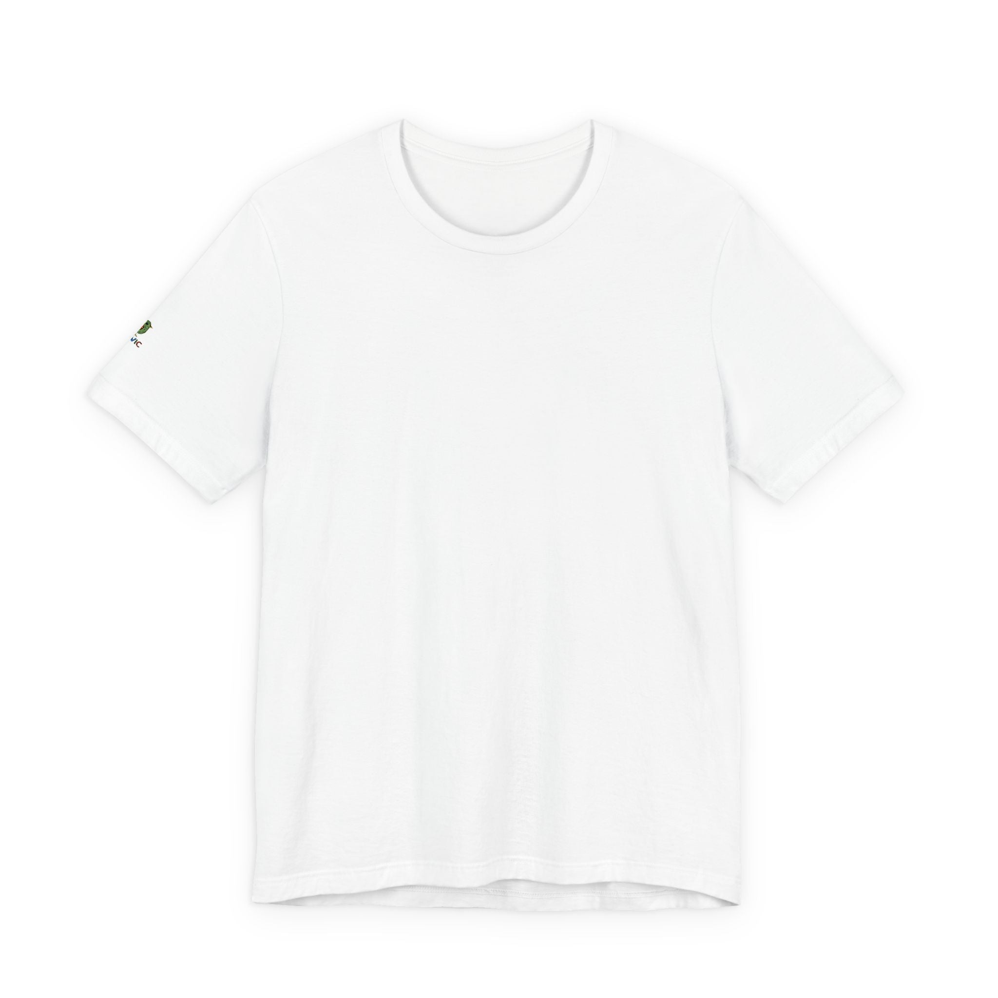 Classic White Jersey Tee - Plain Short Sleeve T-Shirt