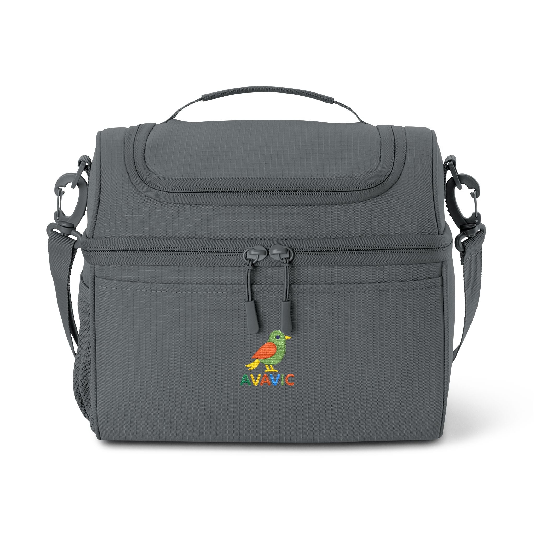 Insulated Cooler Bag with Colorful Bird Logo — Portable Lunch & Picnic Cooler
