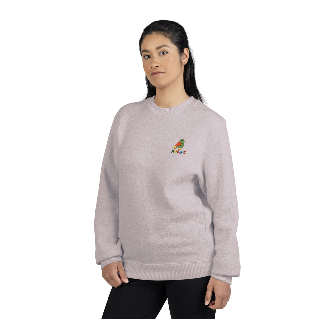 Embroidered Nautical Parrot Crewneck Sweatshirt