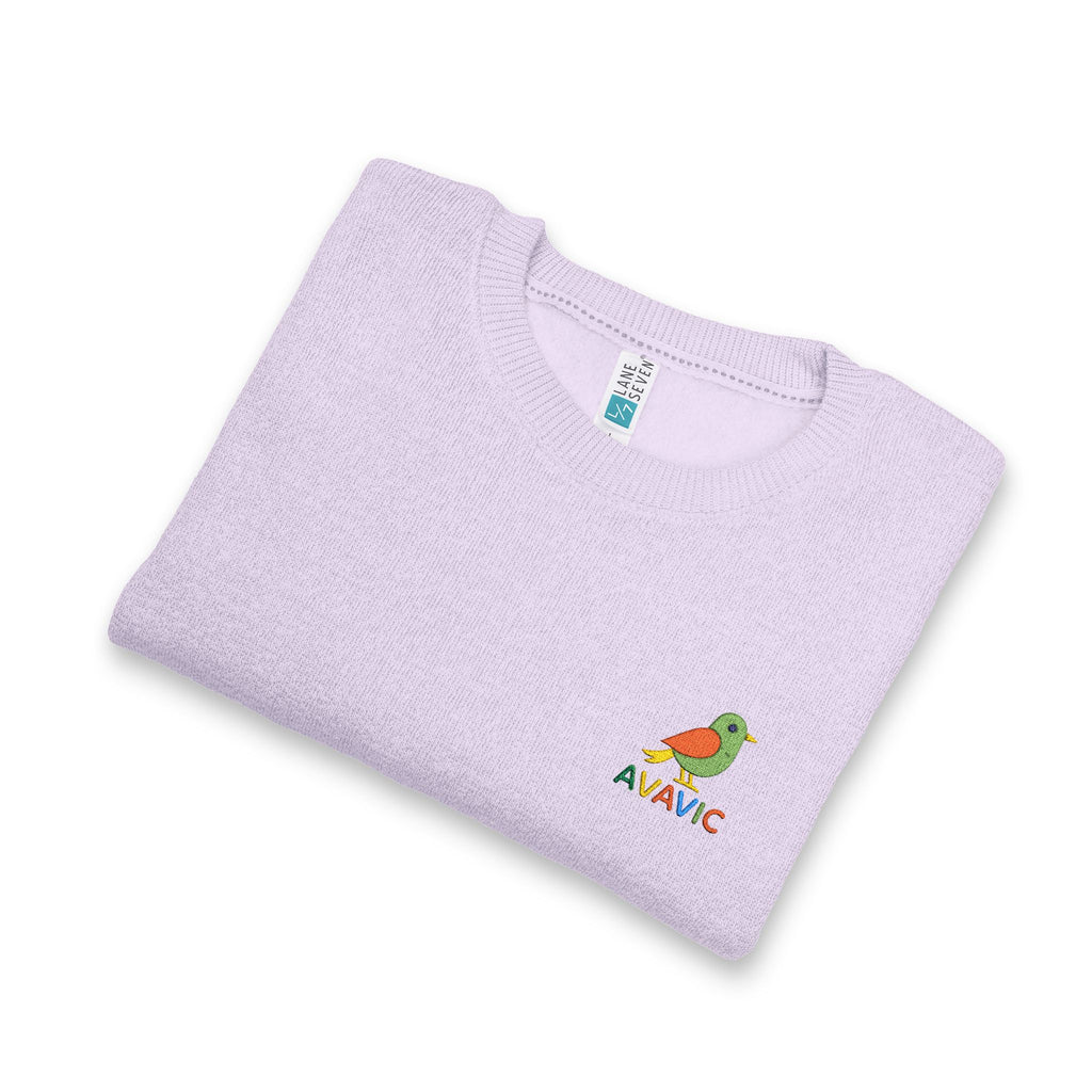 Embroidered Nautical Parrot Crewneck Sweatshirt
