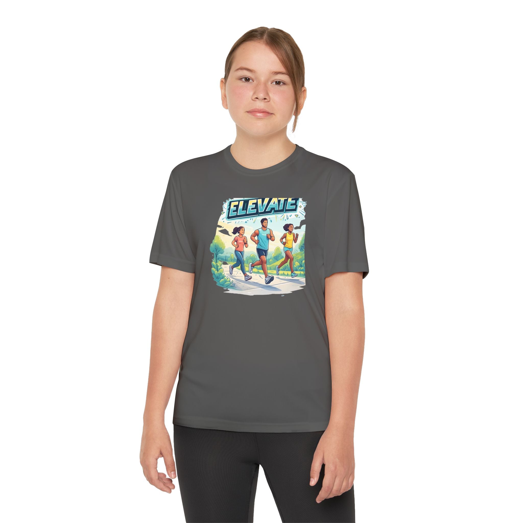 Elevate Youth Running Tee — Kids Track & Cross Country Shirt