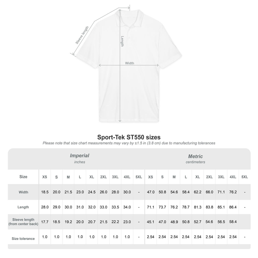 Embroidered Flying Robin Polo Shirt — Lightweight Performance Golf & Work Shirt
