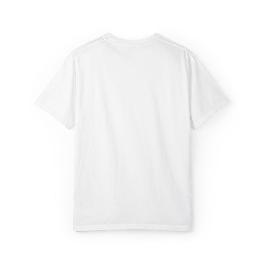 Rainbow Paw Print T-Shirt — 'Rescue Love' Small Chest Graphic