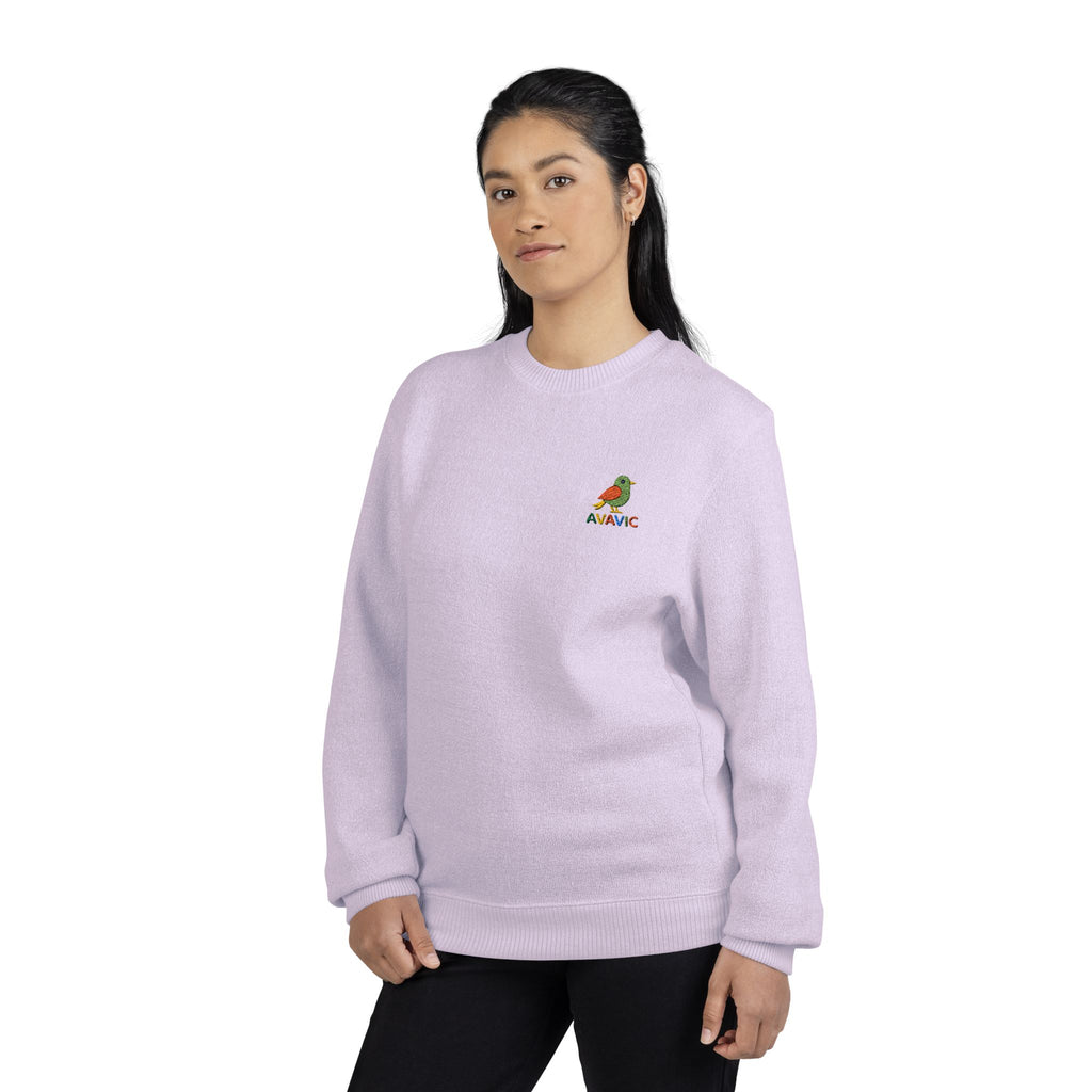 Embroidered Nautical Parrot Crewneck Sweatshirt