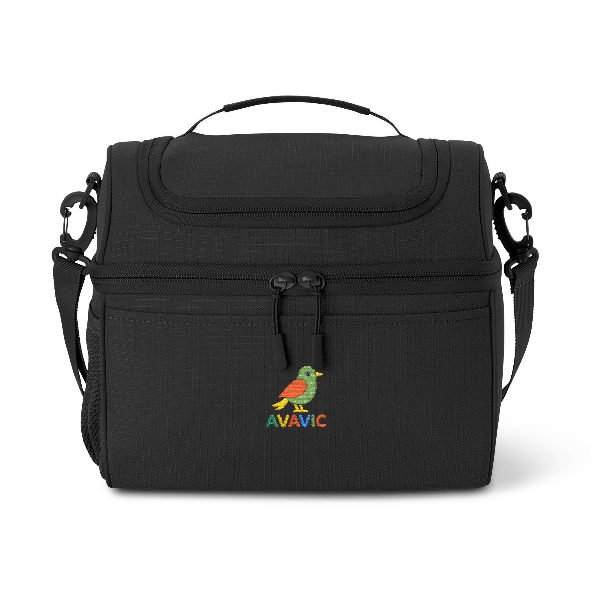 Insulated Cooler Bag with Colorful Bird Logo — Portable Lunch & Picnic Cooler